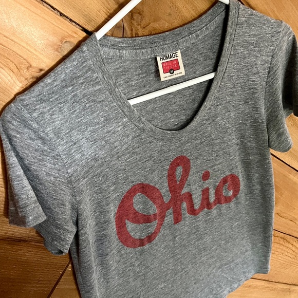 Homage Script Ohio Women’s Tee, Size Medium - Picture 11 of 15